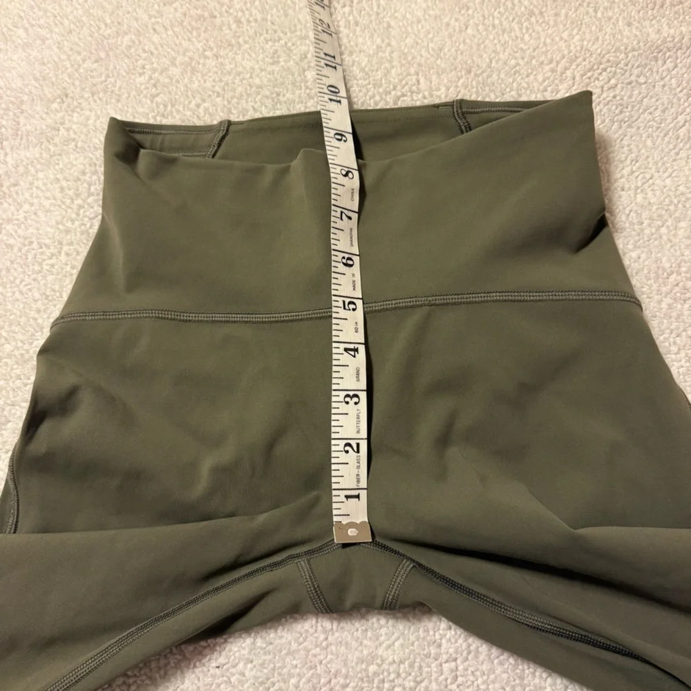 Lululemon Train Times 7/8 Pant Mesh Leggings Sage Green